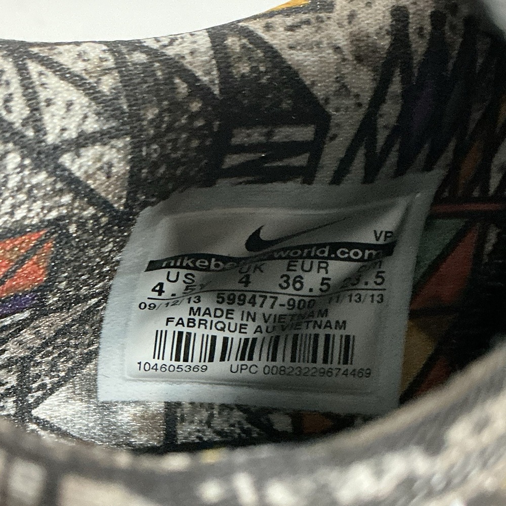 Nike KD 6 All Star Gumbo League Illusion 599477-900 Green Glow/Black Size 4.5Y - Picture 6 of 7